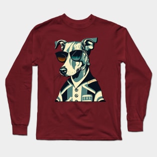 coolest dog on the block Long Sleeve T-Shirt